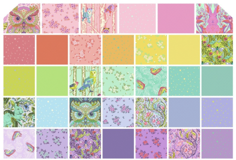 Full Moon Forest - Tula Pink - 2.5" Design Roll (40 pics) - Image 2
